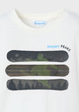 Camiseta m/l lenticular hd snow peaks