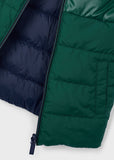 Chaleco reversible marino/verde