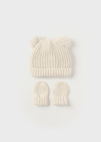 Conj. Gorro manoplas tricot