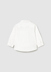 Camisa m/l basica blanca