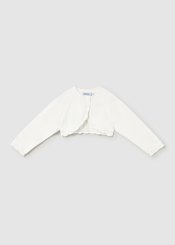 Rebeca tricot basico crudo