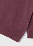 Jersey c/redondo basico ciruela