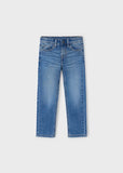 Jeans slim fit azul medio