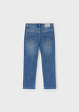 Jeans slim fit azul medio