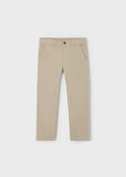 Pantalon chino basico beige