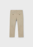 Pantalon chino basico beige