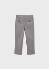 Pantalon chino basico gris