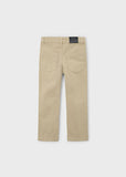Pantalon slim fit basico caqui