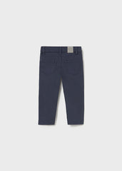 Pantalon slim fit basico azul