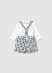 conj. Overol cuadros bluebell