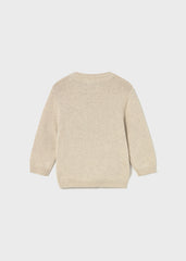 Sueter Oversized Osito Beige