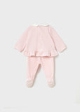 Conj. Polaina tundosado rosababy c/cuello