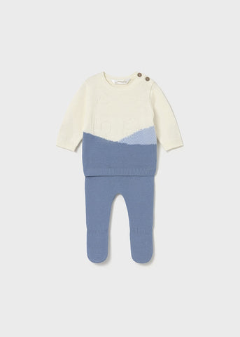 Conj. Polaina tricot nube