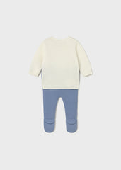 Conj. Polaina tricot nube