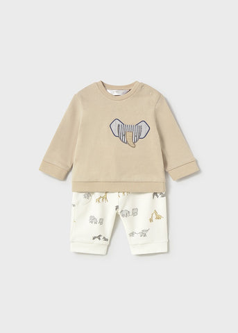 Conj. 2 piezas granito estampado safari