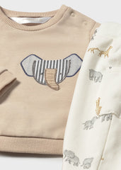 Conj. 2 piezas granito estampado safari