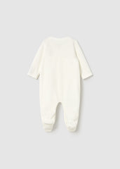 Mameluco tundosado c/puntitos rosababy