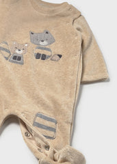 Mameluco tundosado zorro y oso cereal