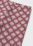 Conj. Leggings con diadema flores rosa