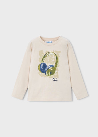 Camiseta m/l audifonos