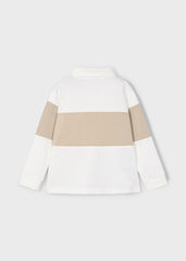 Polo m/l color block nata