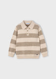 Polo m/l tricot topo