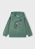 Sudadera embossed dinosaurio abeto