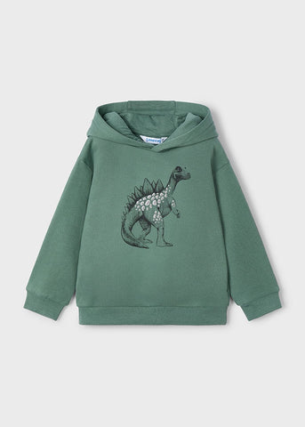 Sudadera embossed dinosaurio abeto