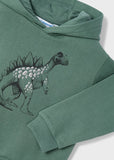 Sudadera embossed dinosaurio abeto