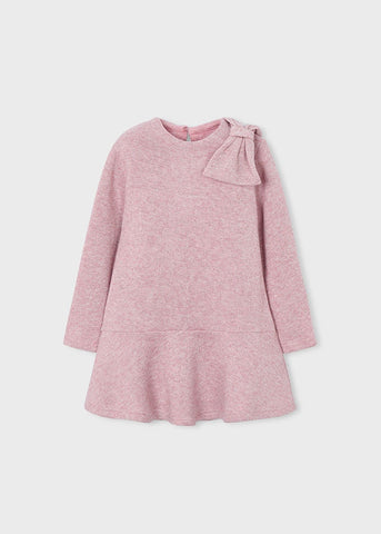 Vestido tricot lazo maquillaje