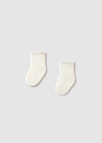 Set 2 calcetines vestir crudo