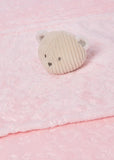 Set de manta y gugu oso rosa