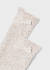 Calcetas altas arena