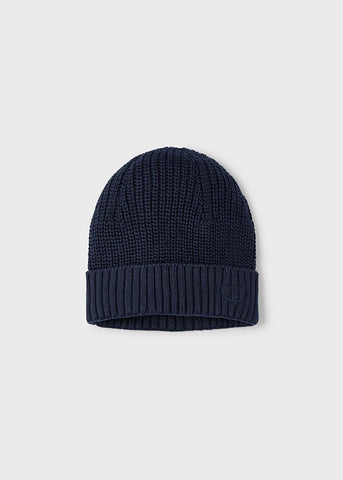 Gorro tejido marino