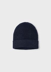 Gorro tejido marino
