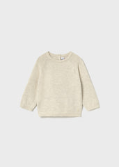 Sueter cuello redondo piedra