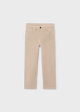 Pantalon pana basico dark topo