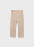 Pantalon pana basico dark topo