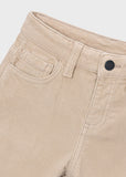 Pantalon pana basico dark topo