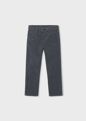 Pantalon pana basico pizarra