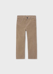 Pantalon pana basico trufa