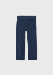 Pantalon pana basico azul