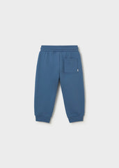 Pantalon felpa basico indigo