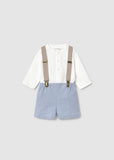 Conj. Pantalon camisa tirantes lluvia