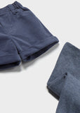 Conj. Pantalon corto c/mallas copo-indigo