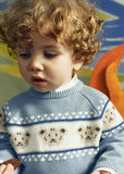 Conj. Sueter y pantalon pana ositos artico