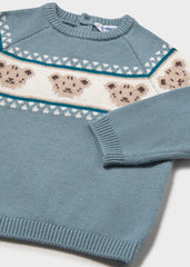Conj. Sueter y pantalon pana ositos artico