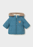 Chaqueta reversible azul-crema
