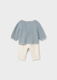 Conj. Sueter flores y pantalon copo