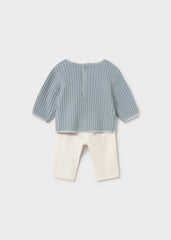 Conj. Sueter flores y pantalon copo